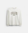 【公式】スポーティ リラックスド ロング スリーブ Tシャツ