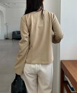 【新色/エクリュ・ブラウン】ドロストリブTシャツ