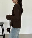 【新色/エクリュ・ブラウン】ドロストリブTシャツ