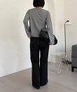 【新色/エクリュ・ブラウン】ドロストリブTシャツ