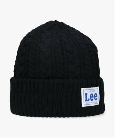 Lee Lee CABLE WATCH CAP ACRYLIC オーバーライド 帽子 ニット帽・ビーニー ブラック レッド グレー グリーン ネイビー ピンク ホワイト イエロー
