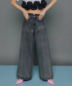MAISON SPECIAL Gradation Wide Denim Pants メゾンスペシャル パンツ ジーンズ・デニムパンツ ブラック ブルー【送料無料】