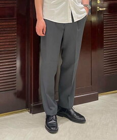 BROOKS BROTHERS ◆オンラインストア限定◆ストレッチポリエステル プリーテッド ウォッシャブルパンツ ブルックス ブラザーズ パンツ その他のパンツ ブラック グレー【送料無料】