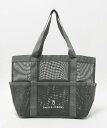 UNITED ARROWS ビーチ メッシュ バッグ ユナイテッドアローズ バッグ トートバッグ グレー ブラック【送料無料】