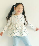 【SALE／10%OFF】apres les cours 袖リボンティアードペプラムトップス エフオーオンラインストア トップ…