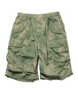 BEAMS PLUS Beach 6 Pocket Shorts NYCO Twill Pigment Print �r�[���X ���� �p���c ���̑��̃p���c �l�C�r�[�y���������z