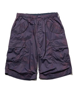 BEAMS PLUS Beach 6 Pocket Shorts NYCO Twill Pigment Print �r�[���X ���� �p���c ���̑��̃p���c �l�C�r�[�y���������z