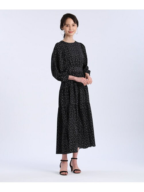 Ined 大きいサイズ クラシックプリントワンピース Ined Rakuten Fashion 楽天ファッション 旧楽天ブランド アベニュー Cq9039
