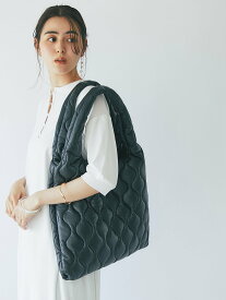 【SALE／50%OFF】un dix cors 【cache cache(カシュカシュ)】キルティング風型押しトート アンディコール バッグ その他のバッグ ブラック ホワイト ピンク