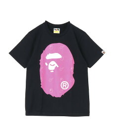 A BATHING APE CRYSTAL BAPE BIG APE HEAD TEE ア ベイシング エイプ トップス カットソー・Tシャツ ブラック ホワイト【送料無料】