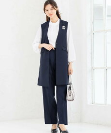 AddRouge ジレ ベスト スーツ レディース セットアップ セレモニー カジュアル パンツ アッドルージュ スーツ・フォーマル セットアップスーツ グレー ブラック ネイビー【送料無料】