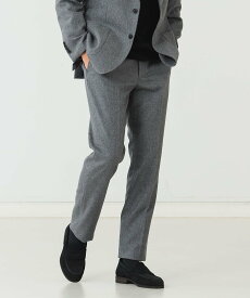 【SALE／60%OFF】BEAMS HEART MEN フランネル ノープリーツ スラックス 24FW(S~XXL) ビームス アウトレット パンツ スラックス・ドレスパンツ グレー ネイビー【送料無料】