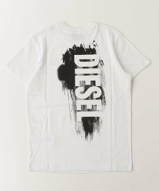 【SALE／50%OFF】DIESEL DIESEL ディーゼル ブランドロゴ半袖Tシャツカットソー Kids シフォン トップス カットソー・Tシャツ グレー ブラック ネイビー ホワイト【送料無料】