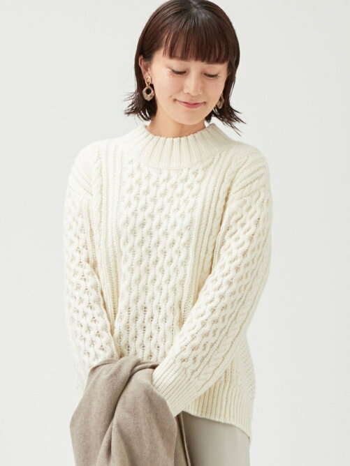 United Arrows Green Label Relaxing Xs H148 155cm Sc ケーブル ハイネック プルオーバー ニット Rakuten Fashion 楽天ファッション 旧楽天ブランドアベニュー Bu0040