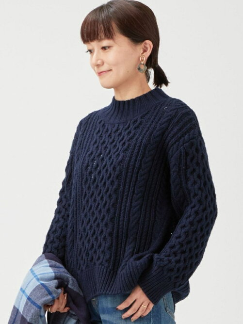 United Arrows Green Label Relaxing Xs H148 155cm Sc ケーブル ハイネック プルオーバー ニット Rakuten Fashion 楽天ファッション 旧楽天ブランドアベニュー Bu0040