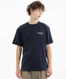 【SALE／16%OFF】MACKINTOSH PHILOSOPHY 【WEB&一部店舗限定】5.6oz クルーネックロゴTシャツ マッキントッシュ フィロソフィー トップス カットソー・Tシャツ ネイビー ホワイト【送料無料】