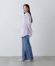 ハイライズストレートデニムパンツ