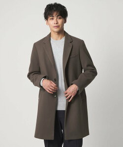 UNITED ARROWSユナイテッドアローズ】ノーカラーチェスターコート美品 