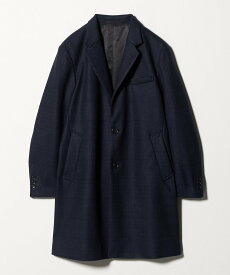 【SALE／30%OFF】a day in the life ニットメルトン シングルチェスターコート＜A DAY IN THE LIFE＞ ユナイテッドアローズ アウトレット ジャケット・アウター チェスターコート ブラック ネイビー【送料無料】