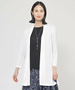 【UV対策】【吸水速乾】【防しわ】【ウォッシャブル】マットフライスジャージロングカーディガン