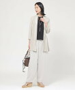 【UV対策】【吸水速乾】【防しわ】【ウォッシャブル】マットフライスジャージロングカーディガン