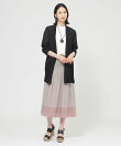 【UV対策】【吸水速乾】【防しわ】【ウォッシャブル】マットフライスジャージロングカーディガン