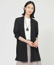 【UV対策】【吸水速乾】【防しわ】【ウォッシャブル】マットフライスジャージロングカーディガン