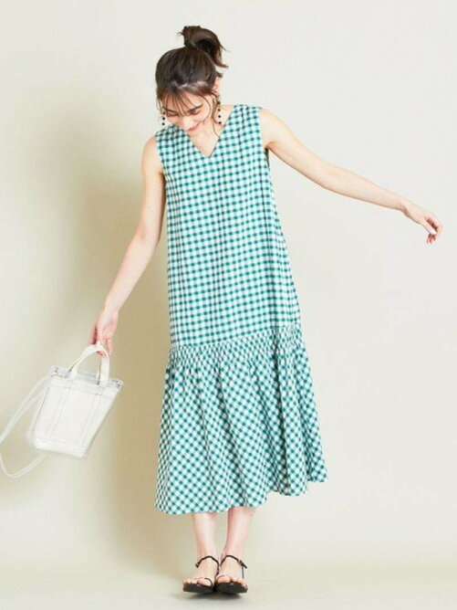 United Arrows Ltd Outlet By ギンガムチェックティアードノースリーブワンピース O Rakuten Fashion 楽天ファッション 旧楽天ブランドアベニュー Bz8042