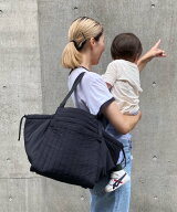 SOLPRESA 洗える キルティングトートマザーズバッグ(M) スーパーサンクスボックス マタニティウェア・ベ…
