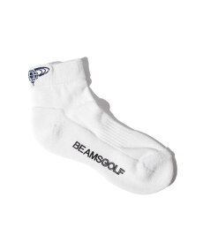 BEAMS GOLF ＜MEN＞BEAMS GOLF / 刺繍 クォーターソックス ギフト プレゼント ビームス ゴルフ 靴下・レッグウェア 靴下 ブラック ベージュ ネイビー ホワイト