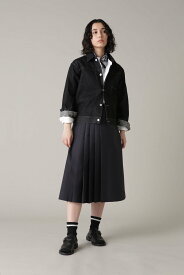 MARGARET HOWELL WOOL BLEND TWILL マーガレット・ハウエル スカート その他のスカート ネイビー【送料無料】