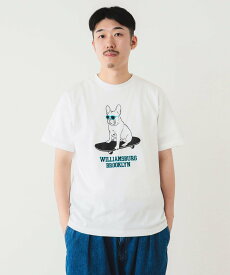 BEAMS T fLAnsisCA / Print Tshirt 24SS 1 ビームスT トップス カットソー・Tシャツ ホワイト【送料無料】