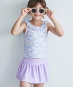 【SALE／50%OFF】ROPE' PICNIC KIDS 【KIDS/キッズ】小花柄セパレートスイムウエア ロペピクニック 水着・スイムグッ…