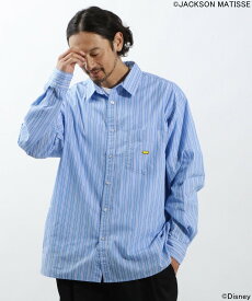 【SALE／50%OFF】BAYFLOW 【JACKSON MATISSE/BAYFLOW】「ミッキーマウス」デザインシャツ ベイフロー トップス シャツ・ブラウス ブラック ブルー【送料無料】