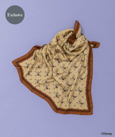 【SALE／10%OFF】RODE SKO 別注/Disney/大判スカーフ ロデスコ ファッション雑貨 スカーフ・バンダナ ベージュ ブルー【送料無料】