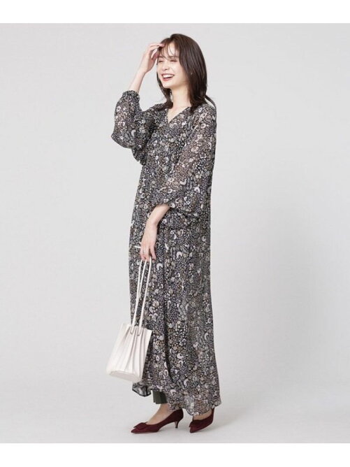 Nano Universe エスニックフラワープリントカフタンワンピース Rakuten Fashion 楽天ファッション 旧楽天 ブランドアベニュー Bg9043