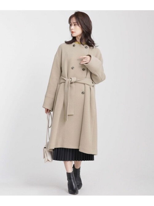 Nano Universe La Torre ベルテッドダブルボタンコート Rakuten Fashion 楽天ファッション 旧楽天ブランドアベニュー Bj3043