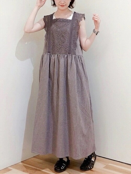 Samansa Mos2 胸元レース貼りノースリワンピース Rakuten Fashion 楽天ファッション 旧楽天ブランドアベニュー Cx1043