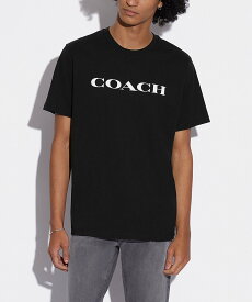 【SALE／72%OFF】COACH OUTLET エッセンシャル Tシャツ コーチ　アウトレット トップス カットソー・Tシャツ ブラック【送料無料】