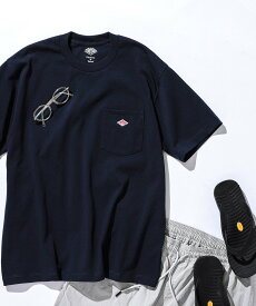 BEAMS MEN DANTON / POCKET T-shirt 24SS ビームス メン トップス カットソー・Tシャツ ネイビー ホワイト ブラック【送料無料】