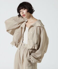 Schott Women's/*RUMBLE RED/ランブルレッド/SLUB CHIFFON TRACK JACKET/スラブシフォントラックジャケット ショット ジャケット・アウター ブルゾン・ジャンパー グレー ベージュ【送料無料】