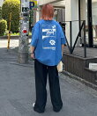 【DOGS】ユニセックスアニマル刺繍ロゴ半袖TEE