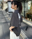 【DOGS】ユニセックスアニマル刺繍ロゴ半袖TEE