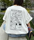 【DOGS】ユニセックスアニマル刺繍ロゴ半袖TEE