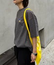 【DOGS】ユニセックスアニマル刺繍ロゴ半袖TEE