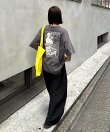 【DOGS】ユニセックスアニマル刺繍ロゴ半袖TEE