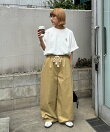 【DOGS】ユニセックスアニマル刺繍ロゴ半袖TEE