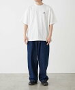 【DOGS】ユニセックスアニマル刺繍ロゴ半袖TEE