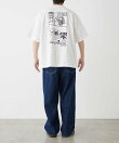 【DOGS】ユニセックスアニマル刺繍ロゴ半袖TEE
