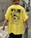 【DOGS】ユニセックスアニマル刺繍ロゴ半袖TEE